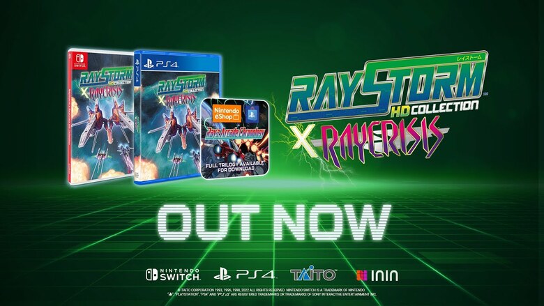 RayStorm x RayCrisis HD Collection & Ray’z Arcade Chronology now available on Switch