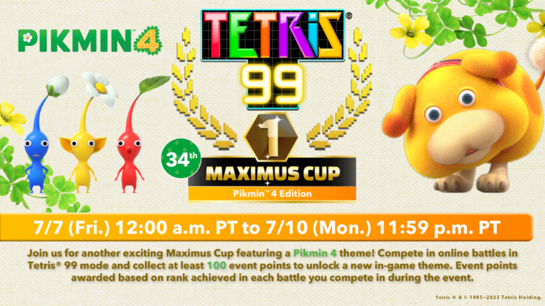 Plant the seeds for battle when Pikmin 4 joins Tetris 99